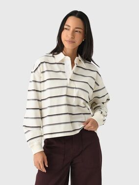 NWOT Citizens of Humanity Aris Rugby Pullover in Linelli